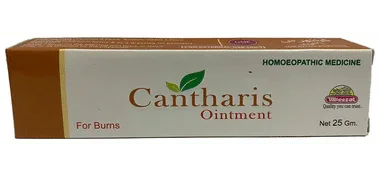 Wheezal Cantharis Ointment tube of 25 gm ointment