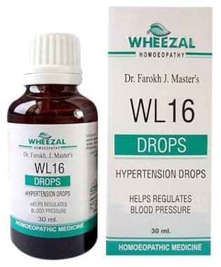 Wheezal WL16 Hypertension Drop bottle of 30 ml drop