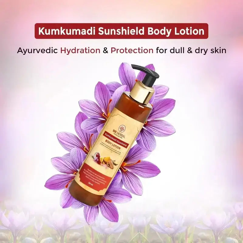 Kumkumadi Sunscreen Body Lotion: Ayurvedic Sun Protection for Radiant Skin