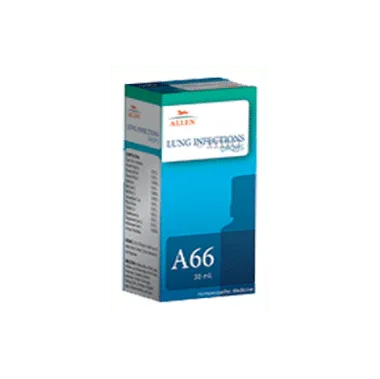 Allen A66 Lung Infections Drop bottle of 30 ml drop