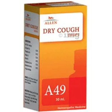 Allen A49 Dry Cough Drop bottle of 30 ml drop