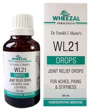 Wheezal WL21 Joint Relief Drop bottle of 30 ml drop