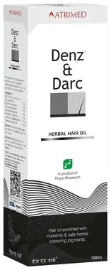 Atrimed Denz & Darc Herbal Hair Oil bottle of 100 ml oil