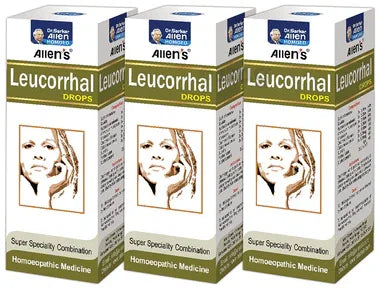 Allen's Leucorrhal Drops (30ml Each) combo pack of 3 bottles