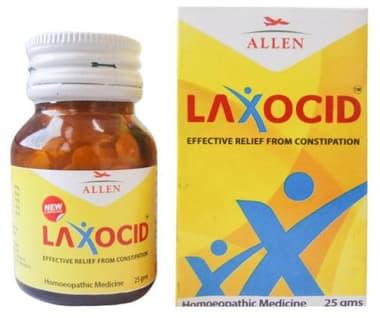 Allen Laxocid Tablet bottle of 25 gm tablet