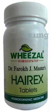 Wheezal Hairex Tablet bottle of 75 tablets