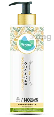 Vegetal Color Protection Shampoo pump bottle of 200 ml shampoo