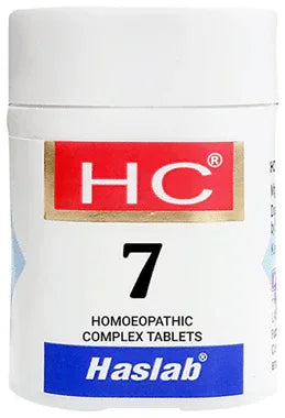 Haslab HC 7 Berberis Complex Tablet bottle of 550 gm tablet