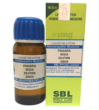 SBL Fragaria Vesca Dilution 200 CH bottle of 30 ml dilution by Vicco – Shop authentic Vicco products. Free S/H Singapore, Dubai, Japan. Trusted since 2013, 50K+ orders wor
