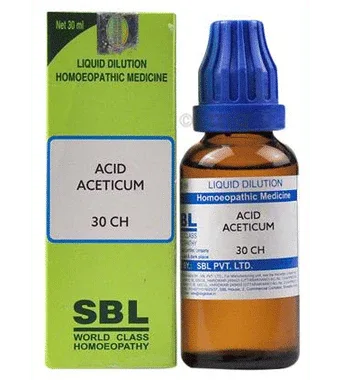 SBL Acid Aceticum Dilution 30 CH bottle of 30 ml dilution