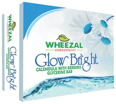 Wheezal Glow Bright Calendula With Berberis Glycerine Bar packet of 75 gm soap