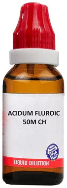 Bjain Acidum Fluroic Dilution 50M CH bottle of 10 ml dilution