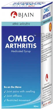 Bjain Omeo Arthritis Syrup bottle of 60 ml syrup