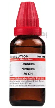 Dr Willmar Schwabe India Uranium Nitricum Dilution 30 CH bottle of 30 ml dilution