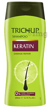 Trichup Keratin Shampoo bottle of 200 ml shampoo