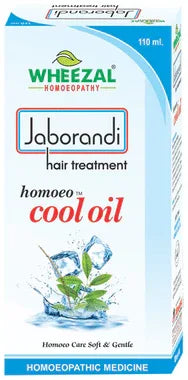 Wheezal Jaborandi Hair Treatment Homeo Cool Oil bottle of 110 ml oil