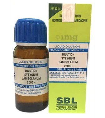 SBL Syzygium Jambolanum Dilution 200 CH bottle of 30 ml dilution