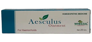 Wheezal Aesculus Ointment tube of 25 gm ointment