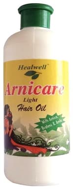 Healwell Arnicare Light Hair Oil bottle of 200 ml oil