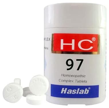 Haslab HC 97 Asthmo Complex Tablet bottle of 20 gm tablet