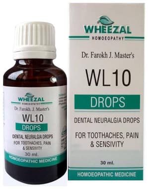 Wheezal WL10 Dental Neuralgia Drop bottle of 30 ml drop
