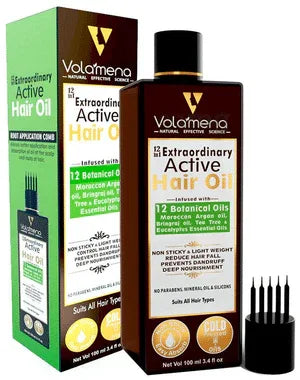 Volamena 12-In-1 Extraordinary Active Hair Oil bottle of 100 ml oil