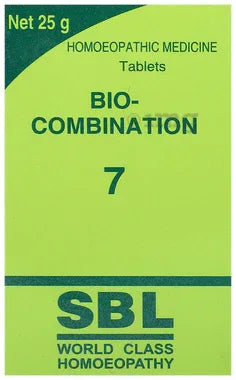 SBL Bio-Combination 7 Tablet bottle of 25 gm biocombination tablet