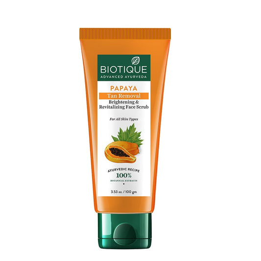 PAPAYA Tan Removal Brightening & Revitalizing Face Scrub 100g