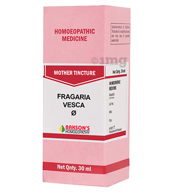 Bakson's Homoeopathy Fragaria Vesca Mother Tincture Q bottle of 30 ml mother tincture