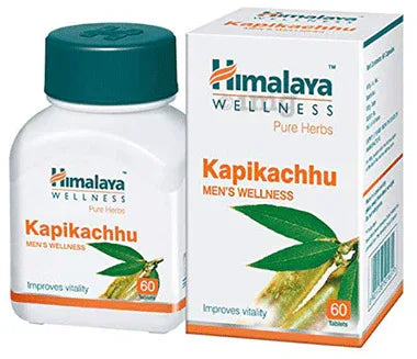 Himalaya Wellness Pure Herbs Kapikachhu Men's Health Tablet | Improves Vitality bottle of 60 tablets