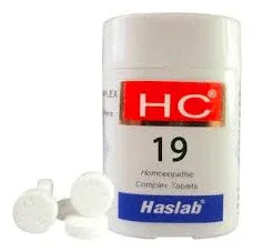Haslab HC 19 Strychnium Complex Tablet bottle of 20 gm tablet