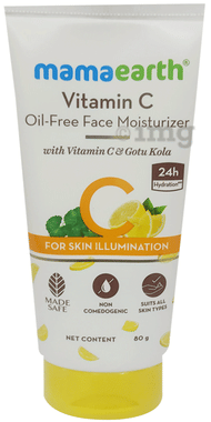 Mamaearth Vitamin C Oil-Free Face Moisturizer tube of 80 gm moisturiser