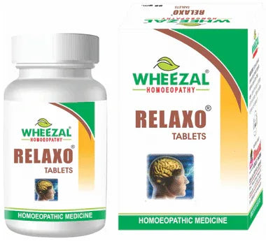 Wheezal Relaxo Tablet bottle of 250 tablets