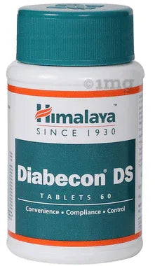 Himalaya Diabecon DS Tablet | Manages Blood Sugar Level bottle of 60 tablets