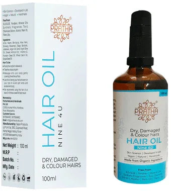 Pratha Nine 4 U Hair Oil bottle of 100 ml oil