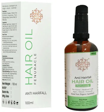 Pratha Fenuracle Anti Hairfall Hair Oil bottle of 100 ml oil