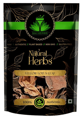 Sai Herbs Yellow Lotus Leaf packet of 500 gm leaves