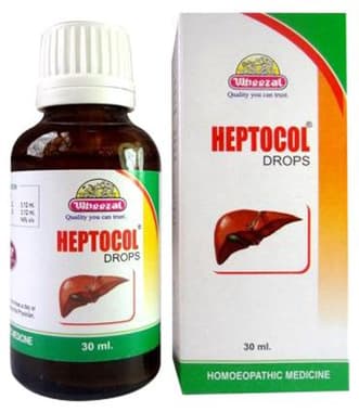 Wheezal Heptocol Drop bottle of 30 ml drop