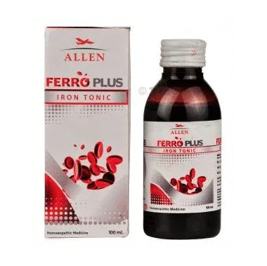 Allen Ferro Plus Iron Tonic bottle of 100 ml tonic