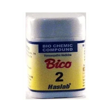 Haslab Bico 2 Biochemic Compound Tablet bottle of 20 gm tablet