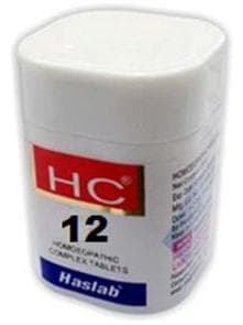 Haslab HC 12 Dolichos Complex Tablet bottle of 20 gm tablet
