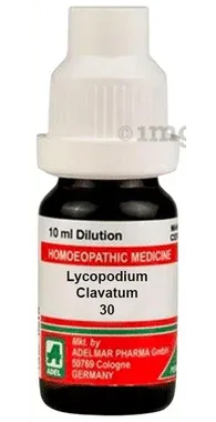 Adel Lycopodium Clavatum Dilution 30 CH bottle of 10 ml dilution