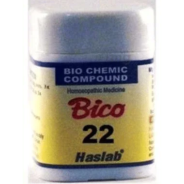 Haslab Bico 22 Biochemic Compound Tablet bottle of 20 gm tablet