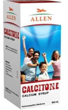 Allen Calcitone Calcium Syrup bottle of 200 ml syrup