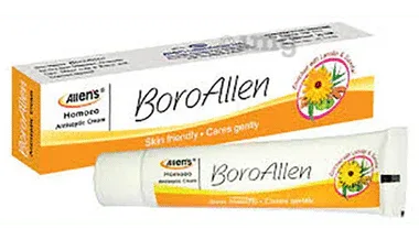 Allen Laboratories Boroallen Antiseptic Cream tube of 20 gm cream