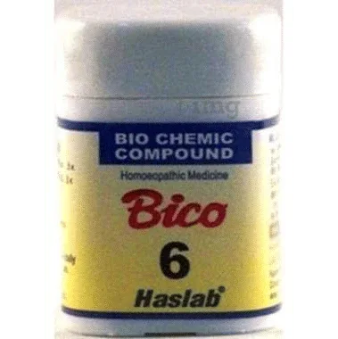 Haslab Bico 6 Biochemic Compound Tablet bottle of 20 gm tablet