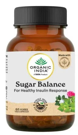 Organic India Sugar Balance 60 Caps – Glycemic Control & Metabolism