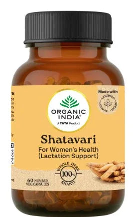 Organic India Shatavari 60 Veg Capsules – Hormonal Balance & Women’s Vitality
