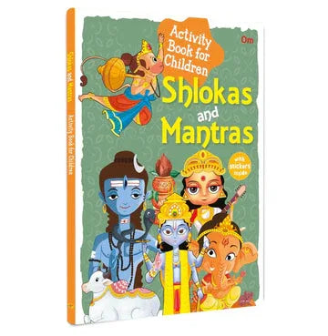 Shlokas And Mantras For Kids - Activity Book For Children With Stickers Inside | Discover Indias Ri