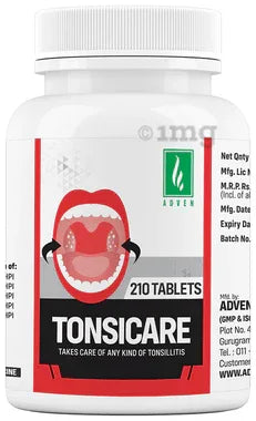 Adven Tonsicare Tablet bottle of 210 tablets